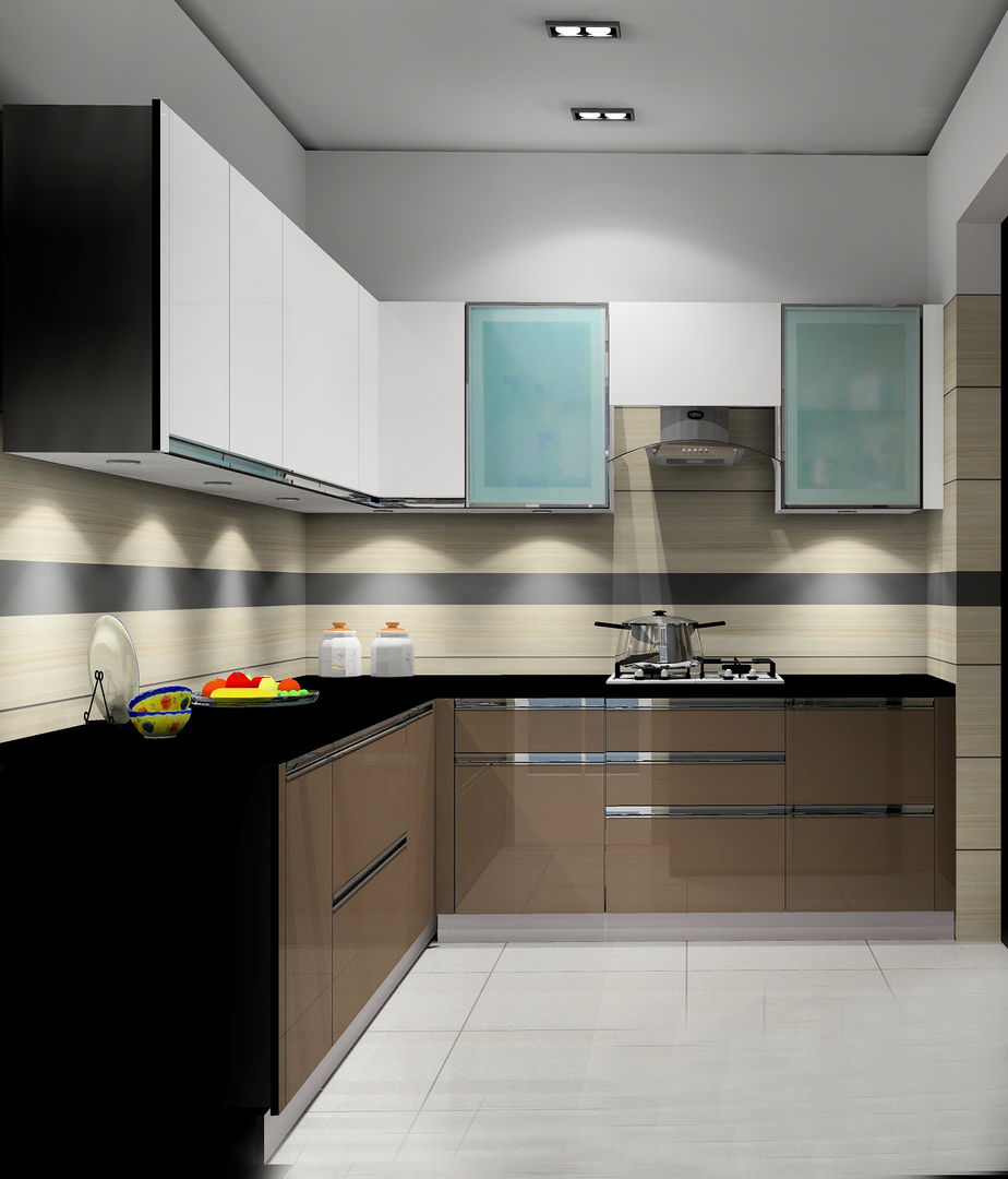 House Interior, Paimaish Paimaish Cocinas integrales Tablero DM