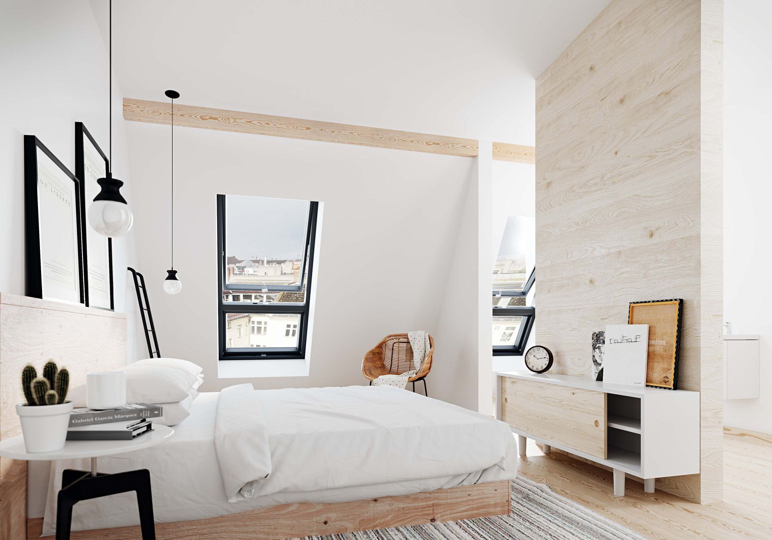 PR33, HAA&D, HAGAR ABIRI/ ARCHITECTURE & DESIGN HAA&D, HAGAR ABIRI/ ARCHITECTURE & DESIGN Scandinavian style bedroom Wood Wood effect