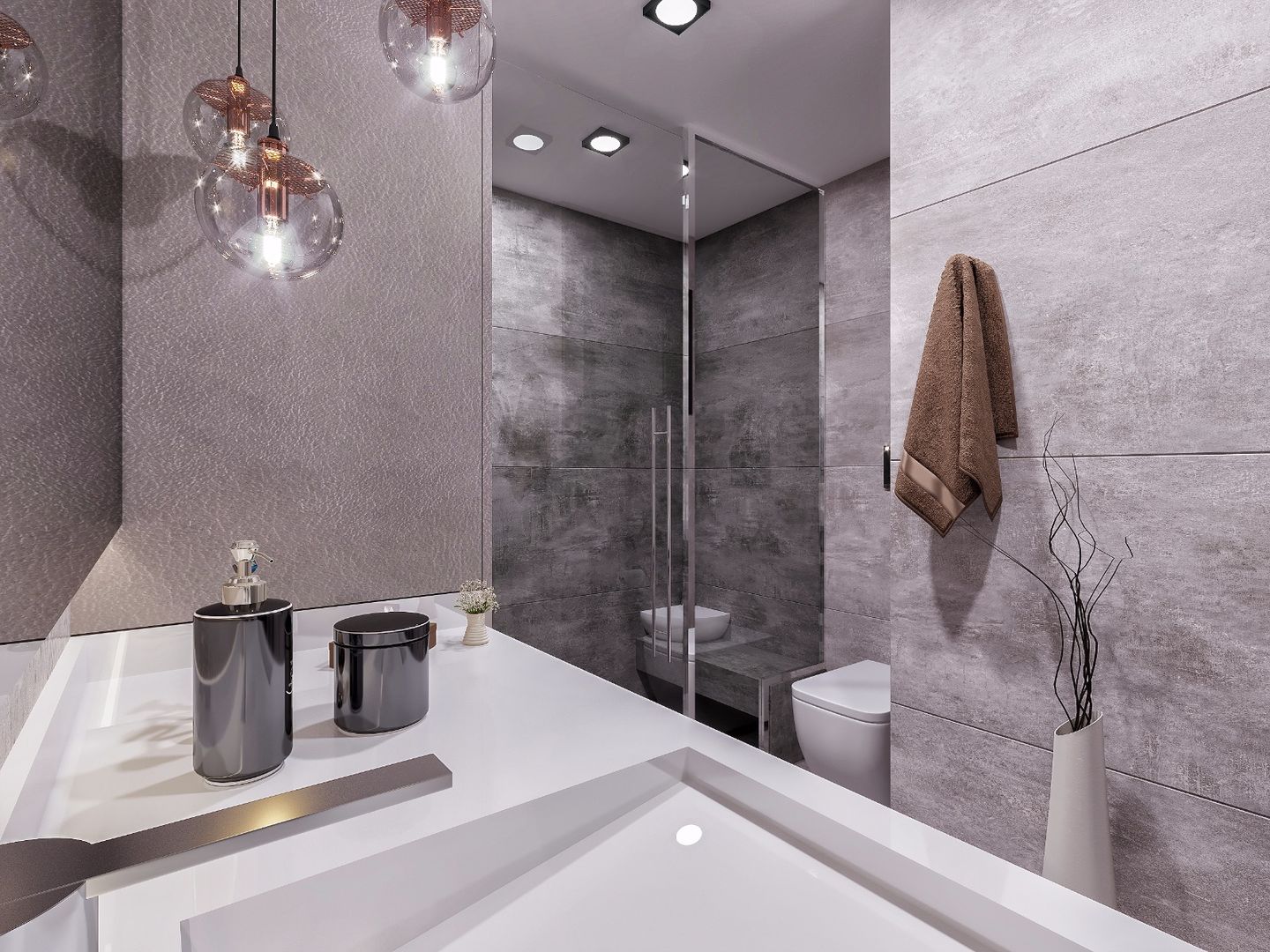 Ali A. Konut, ANTE MİMARLIK ANTE MİMARLIK Modern style bathrooms