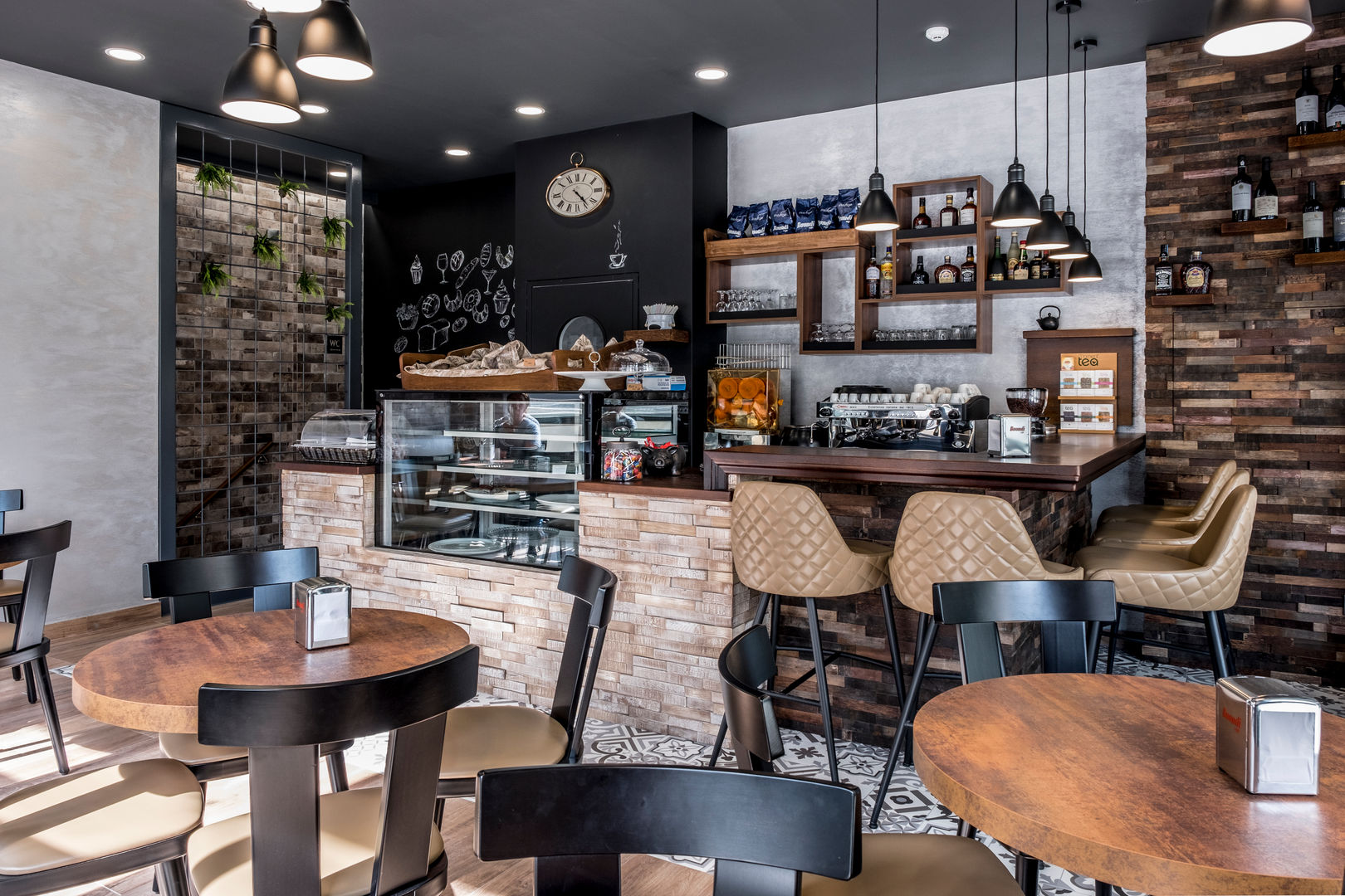 Projeto de Remodelação de pastelaria em Fátima , Oficina Design Oficina Design พื้นที่เชิงพาณิชย์ ร้านอาหาร