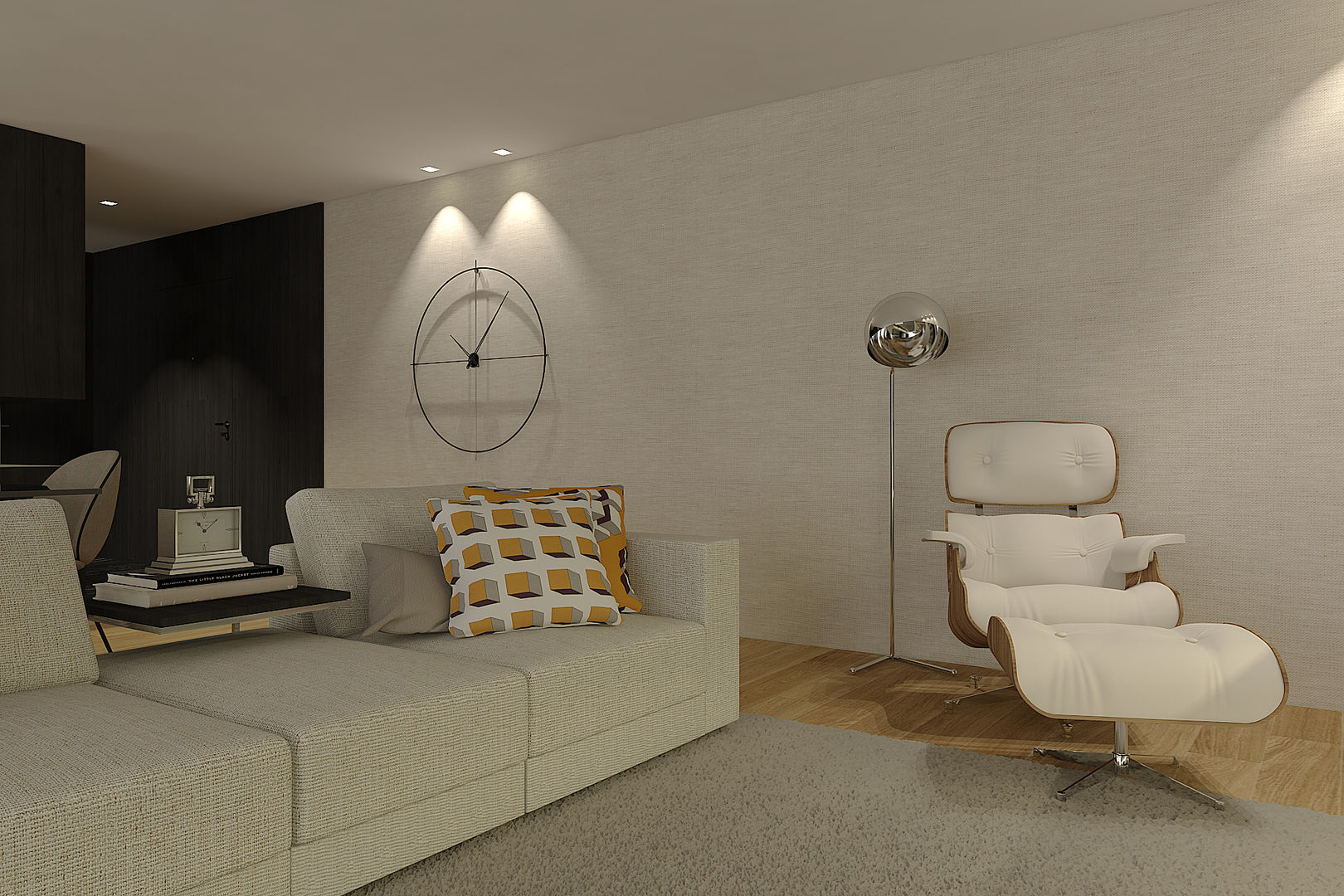 SS Duplex Apartment, 411 - Design e Arquitectura de Interiores 411 - Design e Arquitectura de Interiores Modern living room Sofas & armchairs