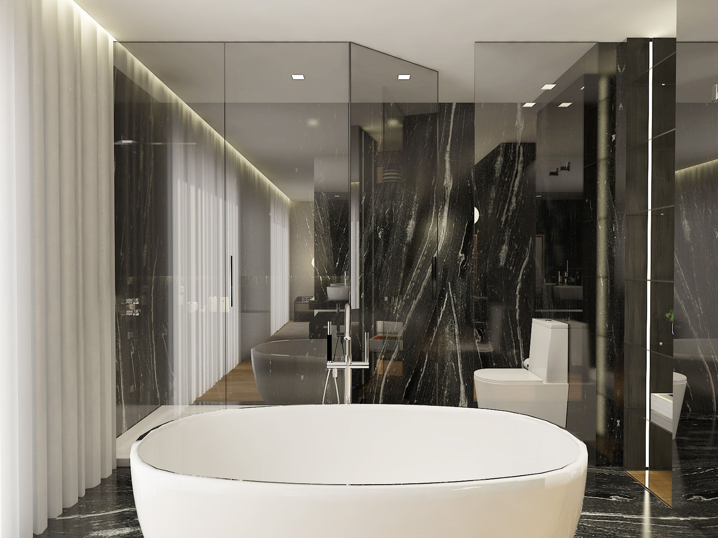 SS Duplex Apartment, 411 - Design e Arquitectura de Interiores 411 - Design e Arquitectura de Interiores Modern style bathrooms