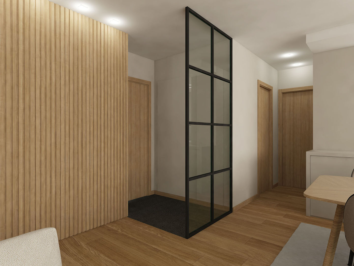 Apartamento NP , 411 - Design e Arquitectura de Interiores 411 - Design e Arquitectura de Interiores Industrial style corridor, hallway and stairs Accessories & decoration