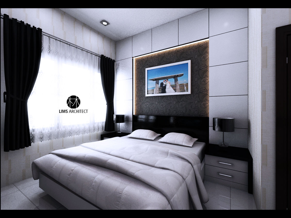 Serdang Residence Interior Furniture, Lims Architect Lims Architect Dormitorios minimalistas