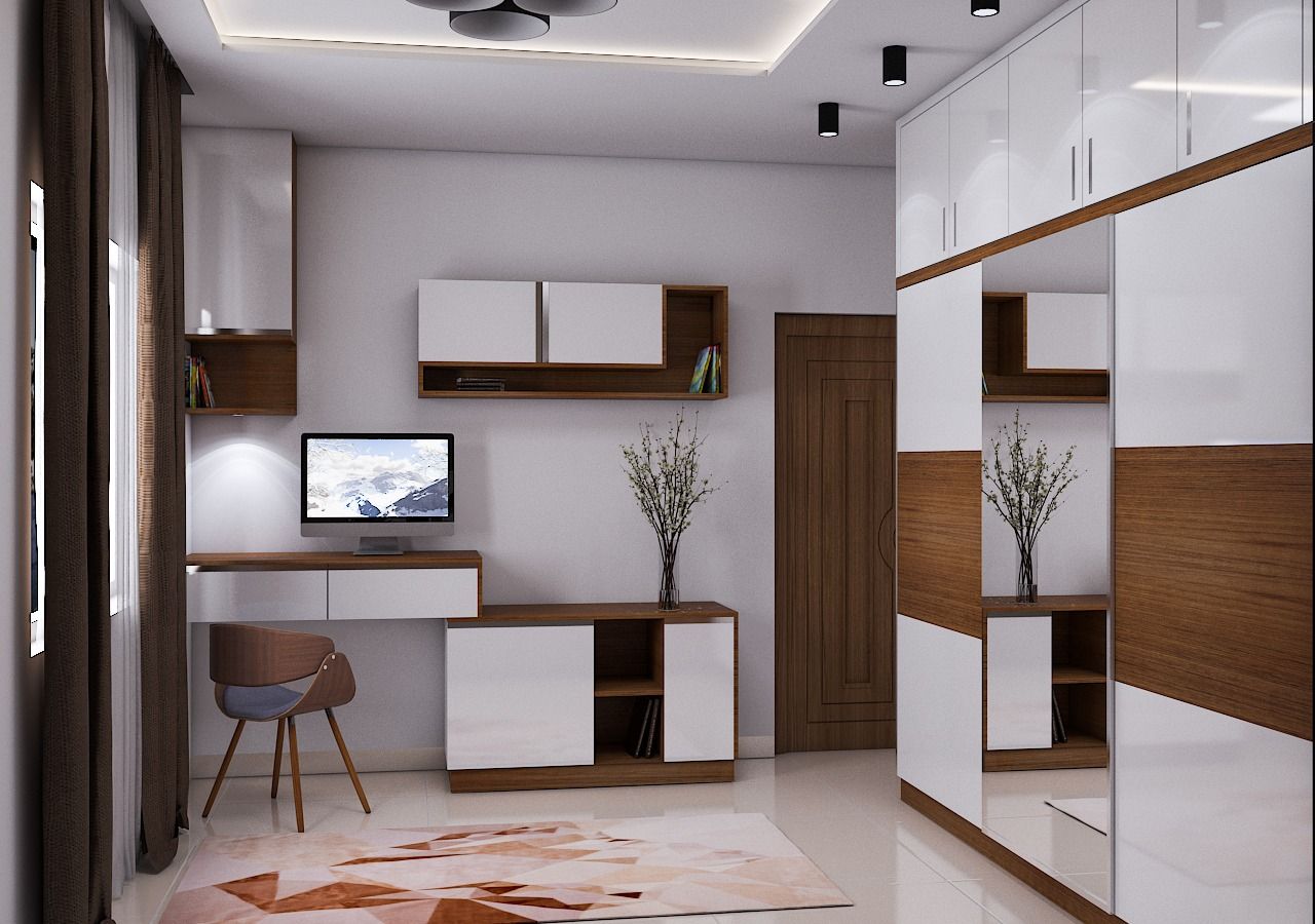 Prestige Ferns 2 BHK , Modulart Modulart Cuartos de estilo moderno