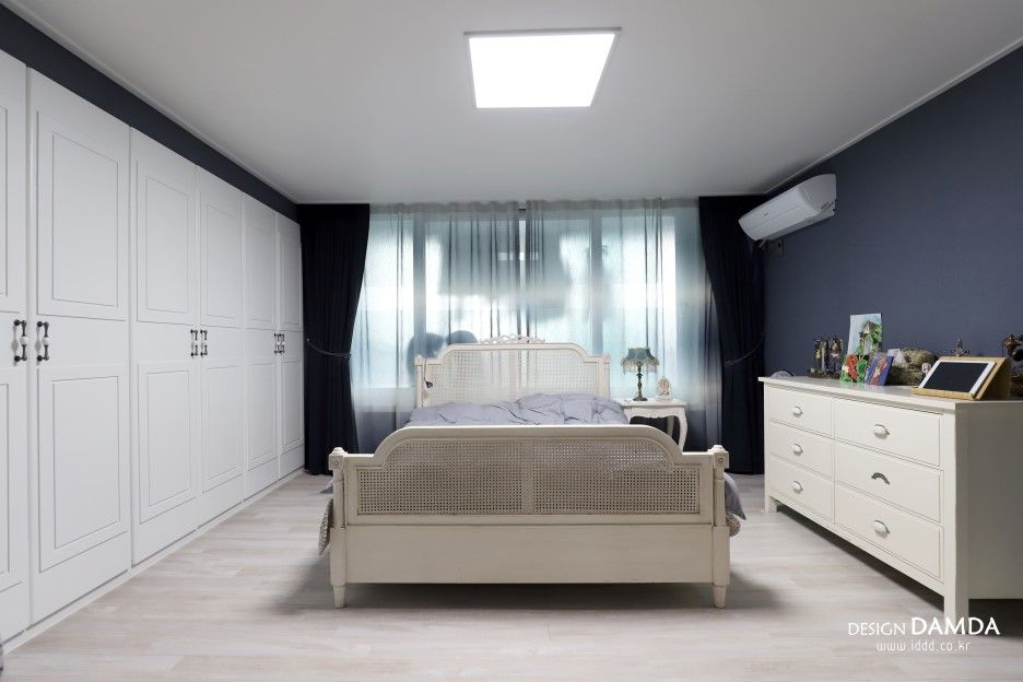 정자동 한솔마을 49평 , 디자인담다 디자인담다 Modern style bedroom