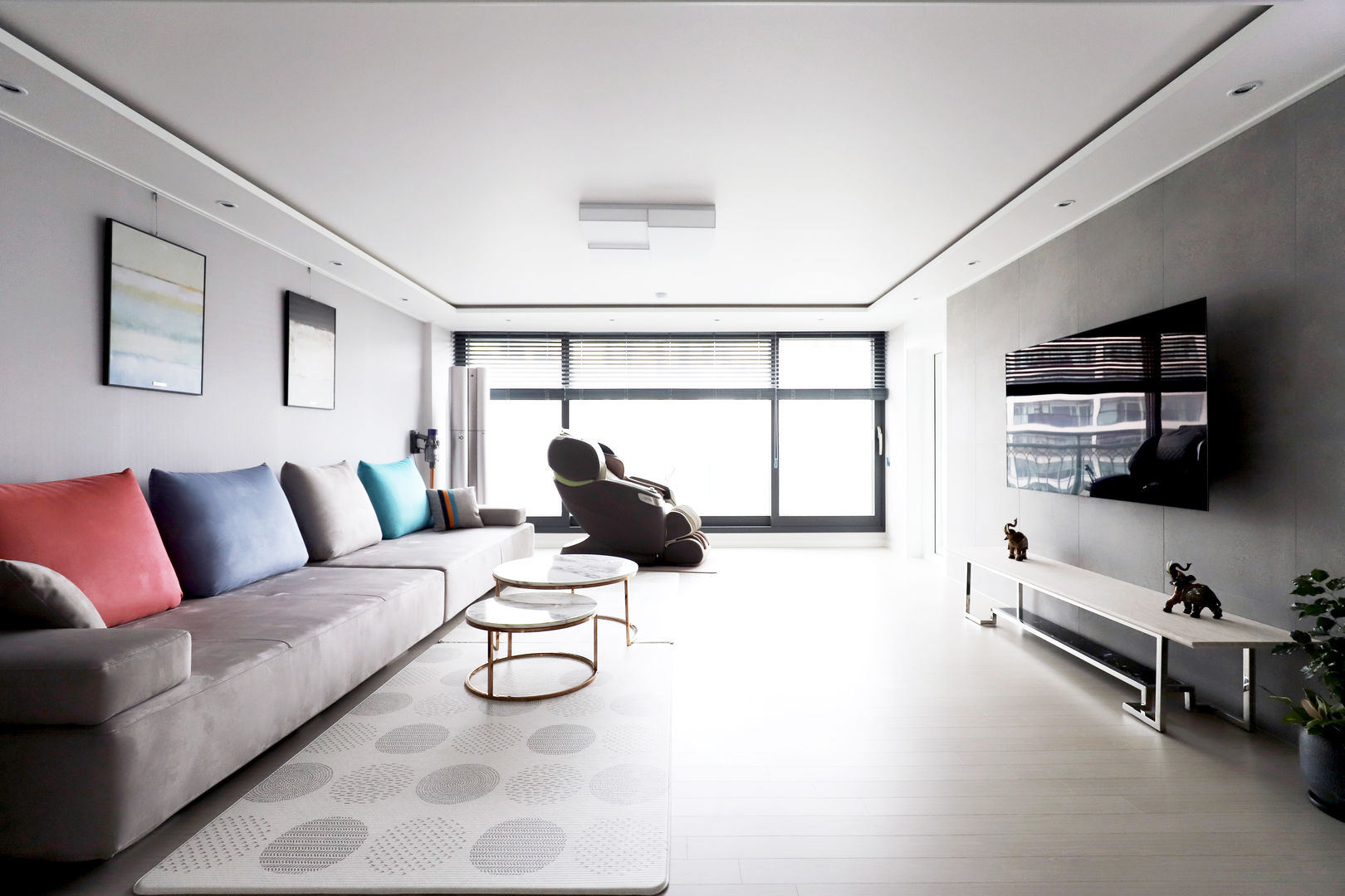 구로구 한솔아파트 38평, 디자인담다 디자인담다 Living room