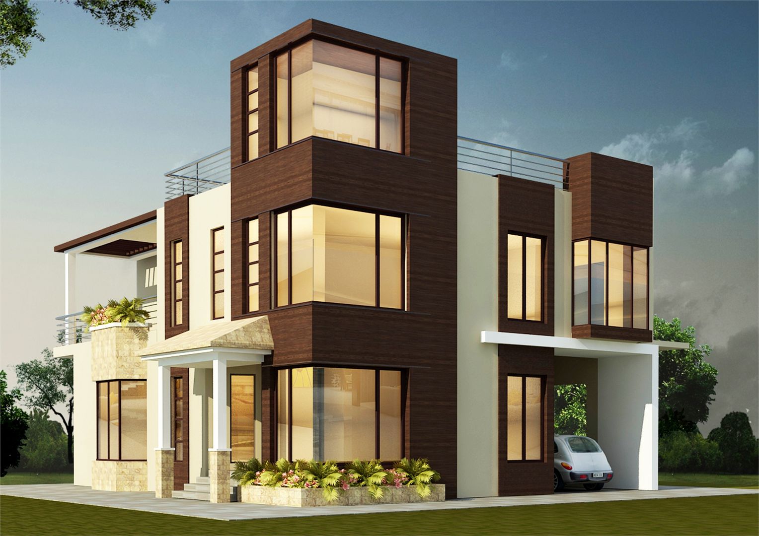 Exterior Design and Facade Ideas homify Modern houses