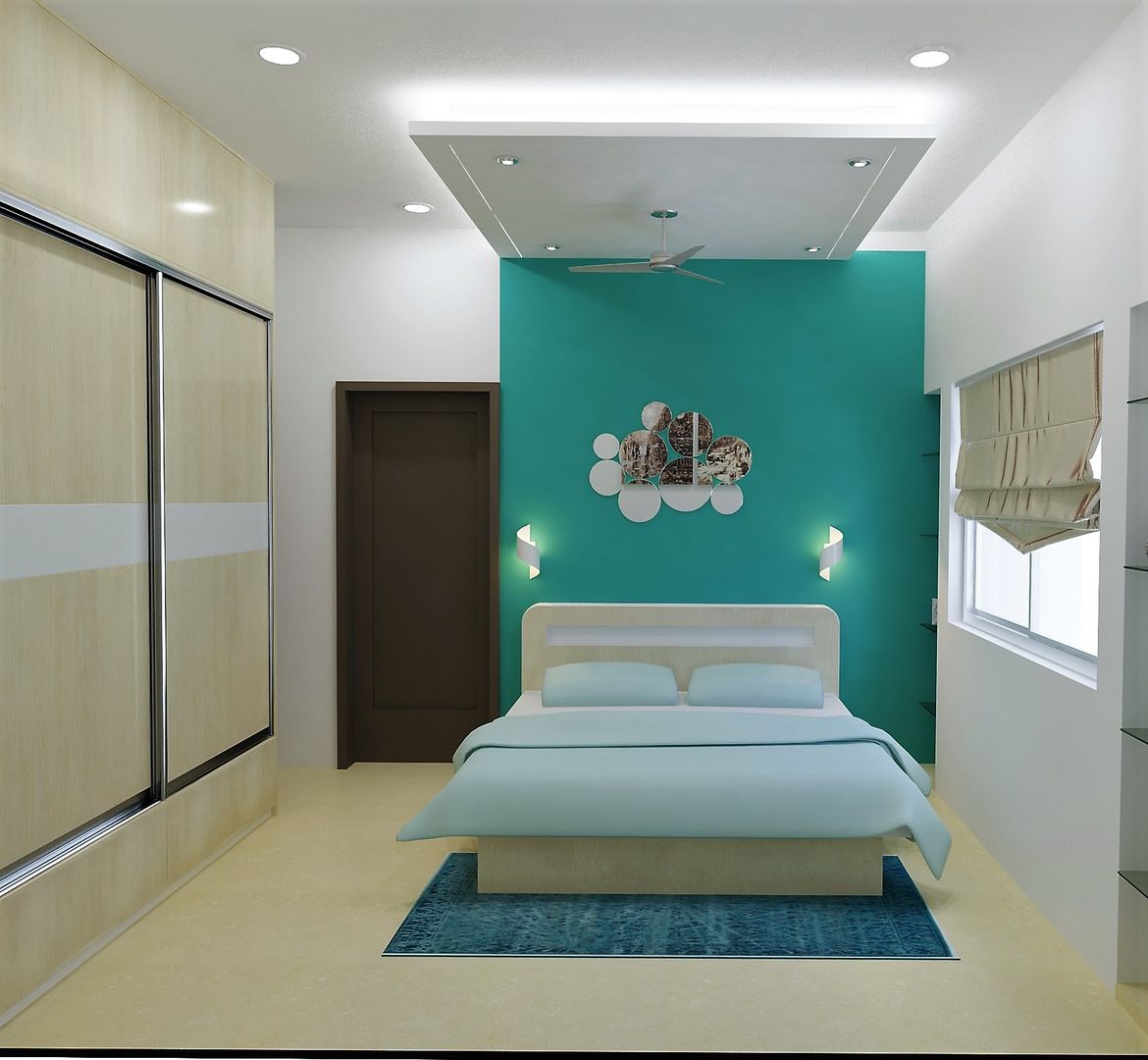Bedroom Design Ideas, Golden Spiral Productionz (p) ltd Golden Spiral Productionz (p) ltd Спальня