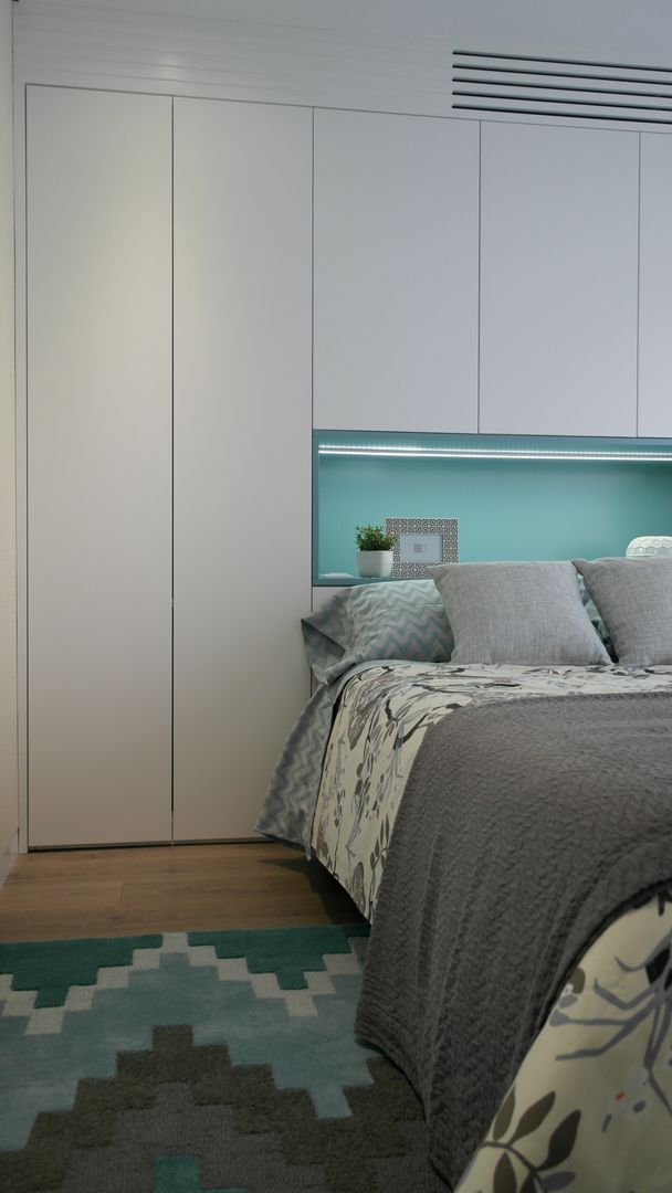 Remodelação de apartamento, AtelierAtelier AtelierAtelier Ausgefallene Schlafzimmer