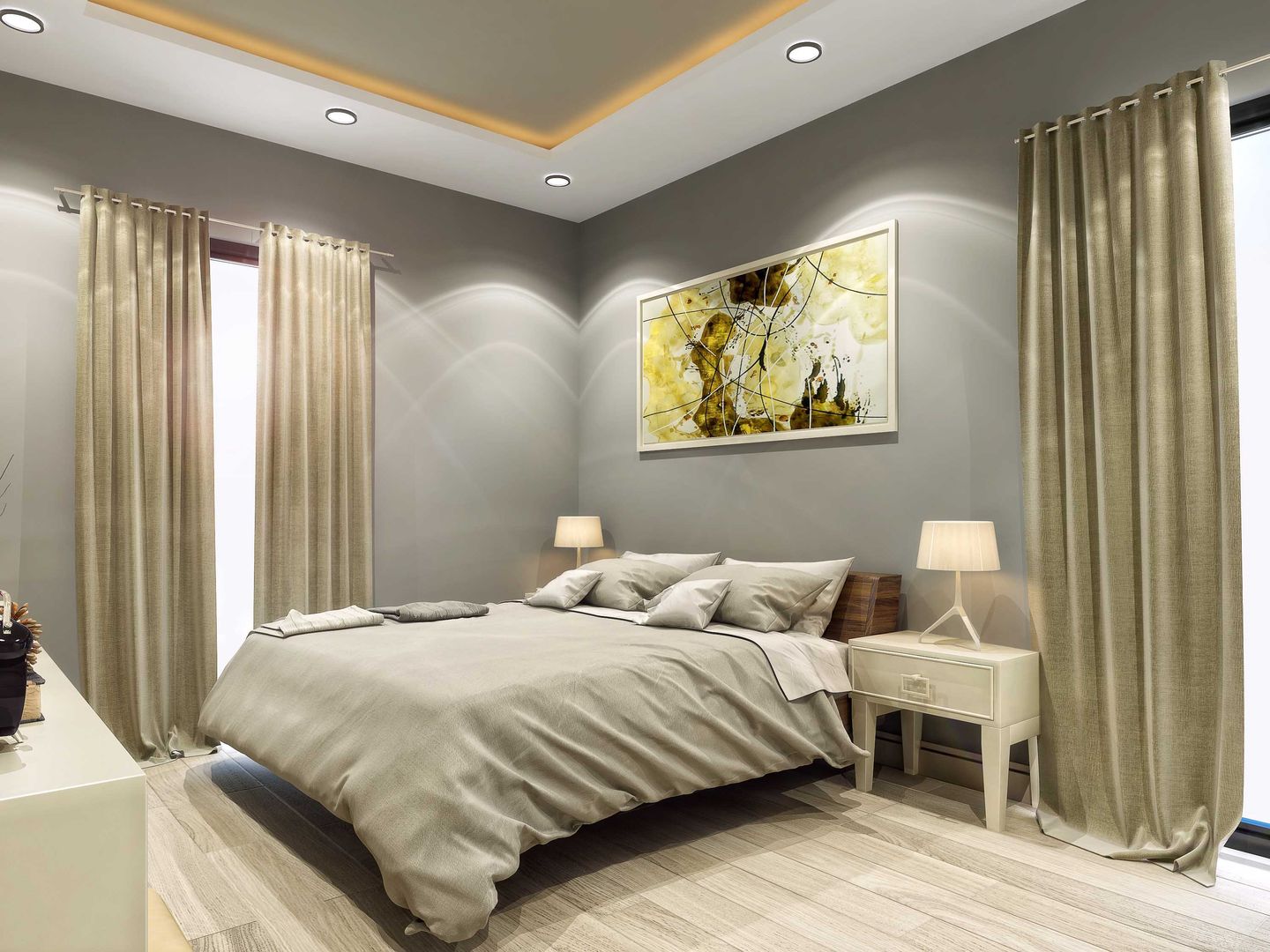 Orkut E. Syphony Villa, ANTE MİMARLIK ANTE MİMARLIK Modern style bedroom