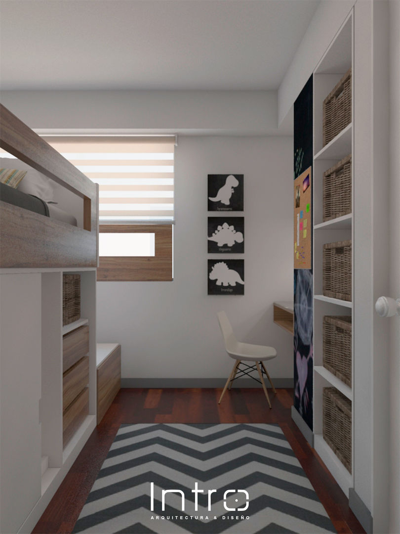 Diseño de Dormitorio para Niño, Intro Design Perú Intro Design Perú 남아 침실