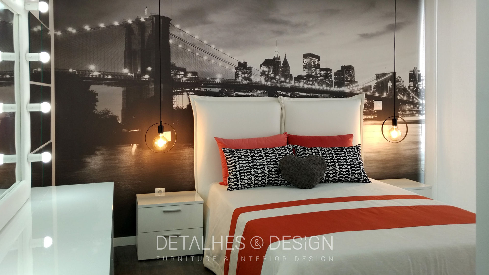 Projeto Design de Interiores- Quarto Jovem, Detalhes & Design Detalhes & Design