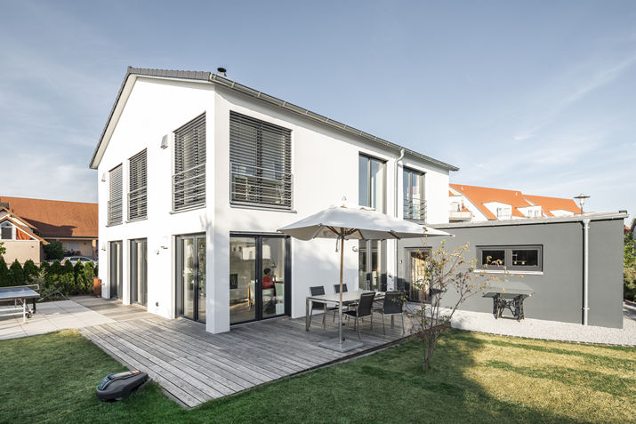 Individuell geplantes Traumhaus mit vielen Highlights innen wie außen , wir leben haus - Bauunternehmen in Bayern wir leben haus - Bauunternehmen in Bayern Single family home
