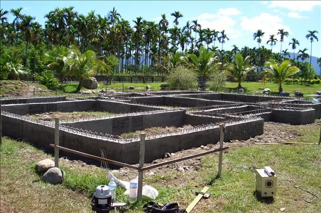 建造前的地基1 安居住宅有限公司 度假別墅