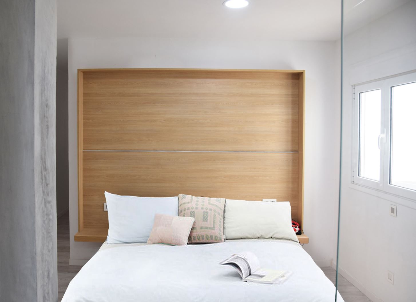 homify Minimalistische Schlafzimmer Holz Holznachbildung