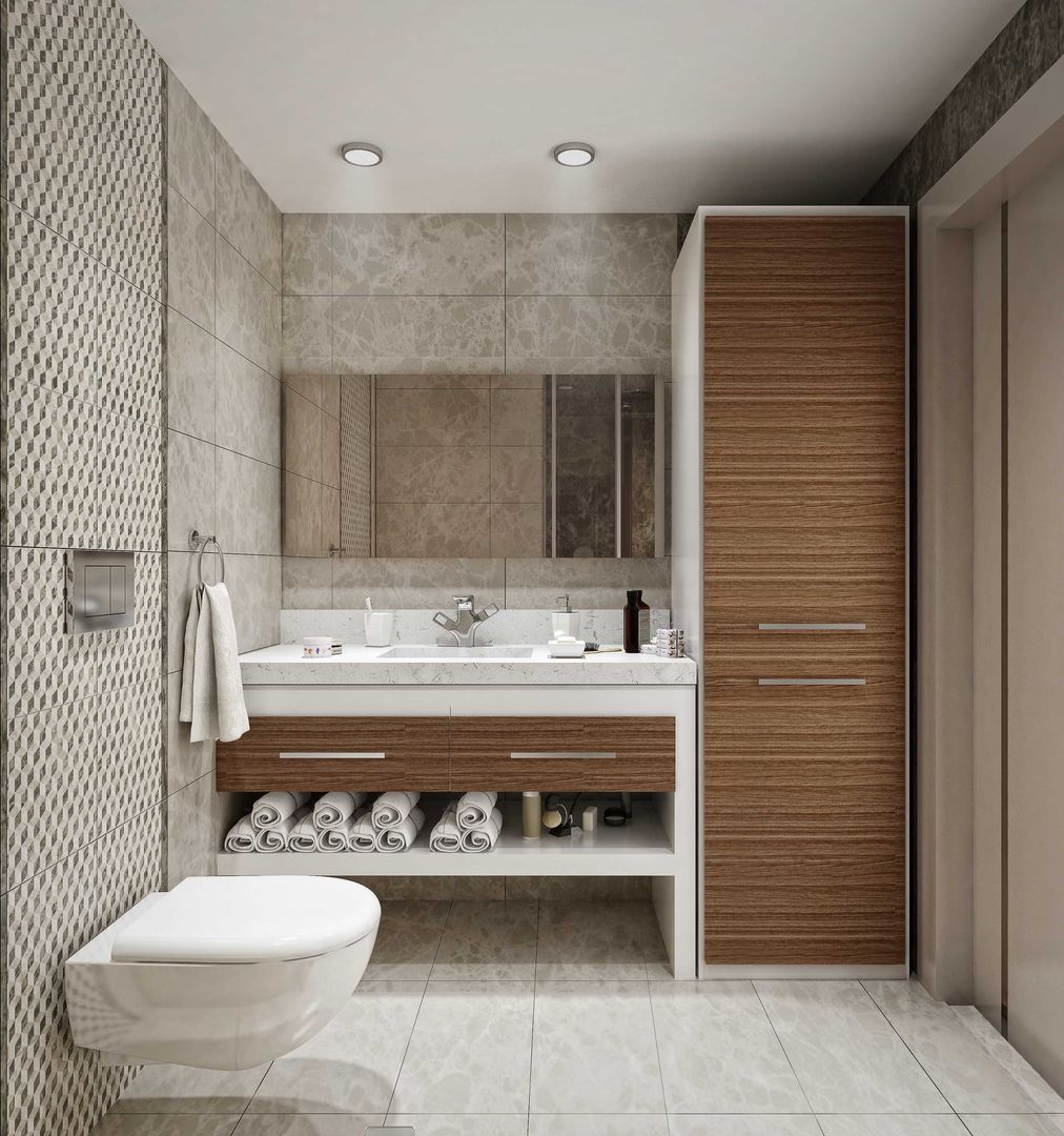 Tarabya Konutları, ANTE MİMARLIK ANTE MİMARLIK Modern bathroom