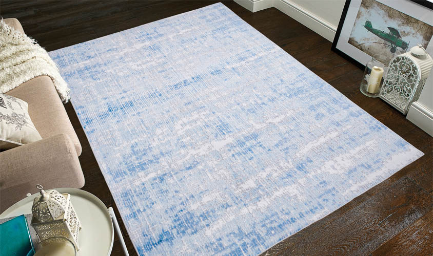 Tappeto ABSTRACT-LIGHT-BLUE Webtappeti Camera da letto moderna Cotone Rosso tappeto azzurro,tappeto cotone,Tessili