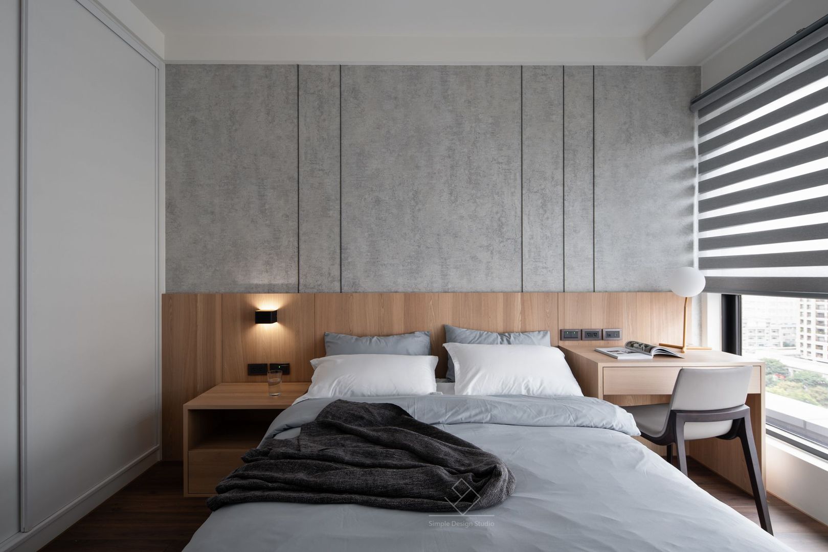 客房 極簡室內設計 Simple Design Studio Asian style bedroom