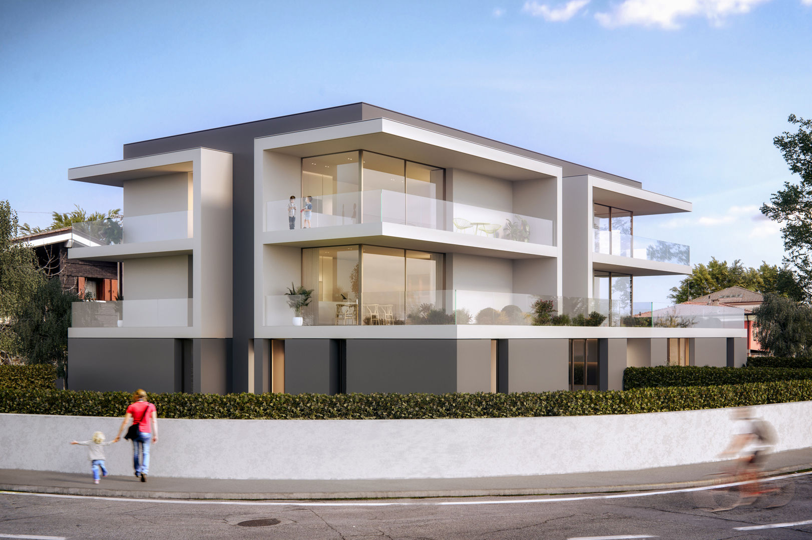 RESIDENZE LP, studio conte architetti studio conte architetti Casas multifamiliares