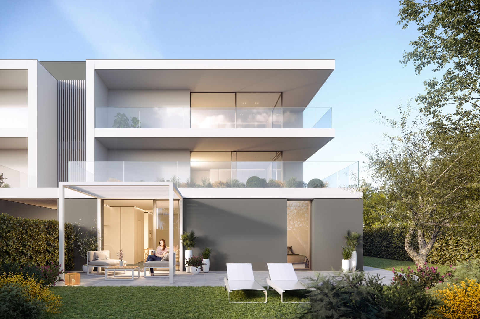 RESIDENZE LP, studio conte architetti studio conte architetti Багатоквартирний будинок