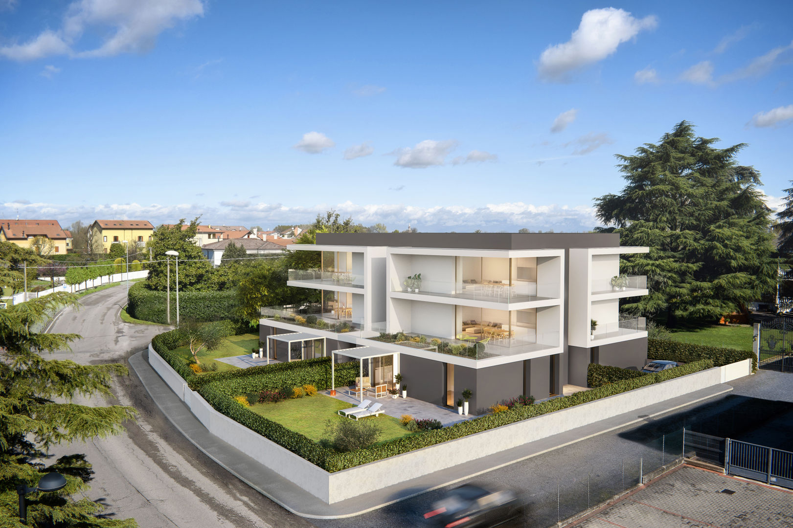 RESIDENZE LP, studio conte architetti studio conte architetti Casas multifamiliares