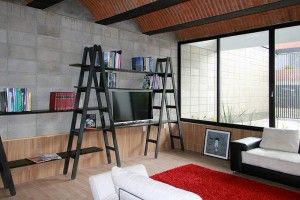 Casa Jardín, Apaloosa Estudio de Arquitectura y Diseño Apaloosa Estudio de Arquitectura y Diseño Ruang Keluarga Minimalis Beton