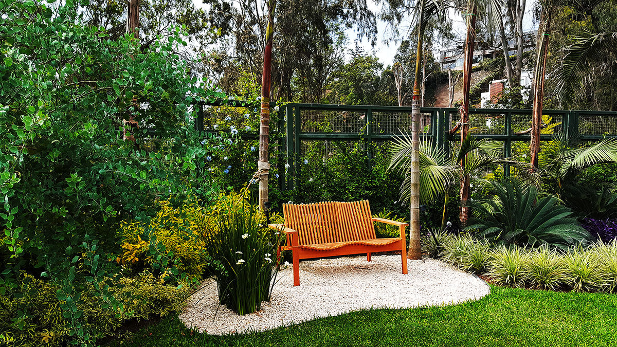 Un jardín donde el cliente se pueda sentir en un oasis particular., Marcia Lenz Paisajismo Marcia Lenz Paisajismo Jardins de pedras