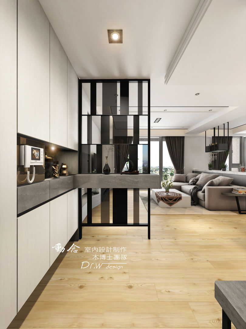 homify 모던스타일 복도, 현관 & 계단