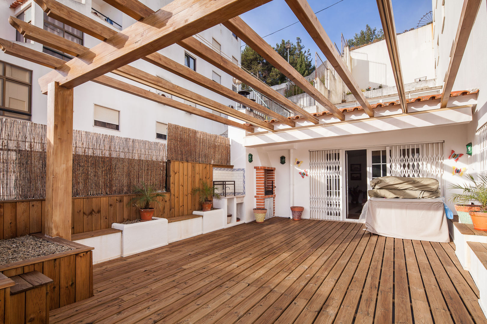 Demolição de Apartamento em Cascais, Atelier d'Maison Atelier d'Maison Balcon, Veranda & Terrasse modernes