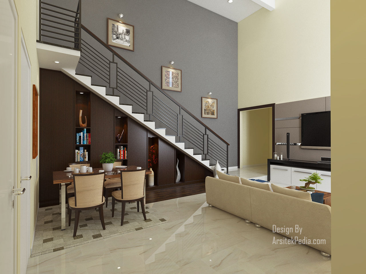 Interior Wahid Hasim Semarang, Arsitekpedia Arsitekpedia Salones modernos