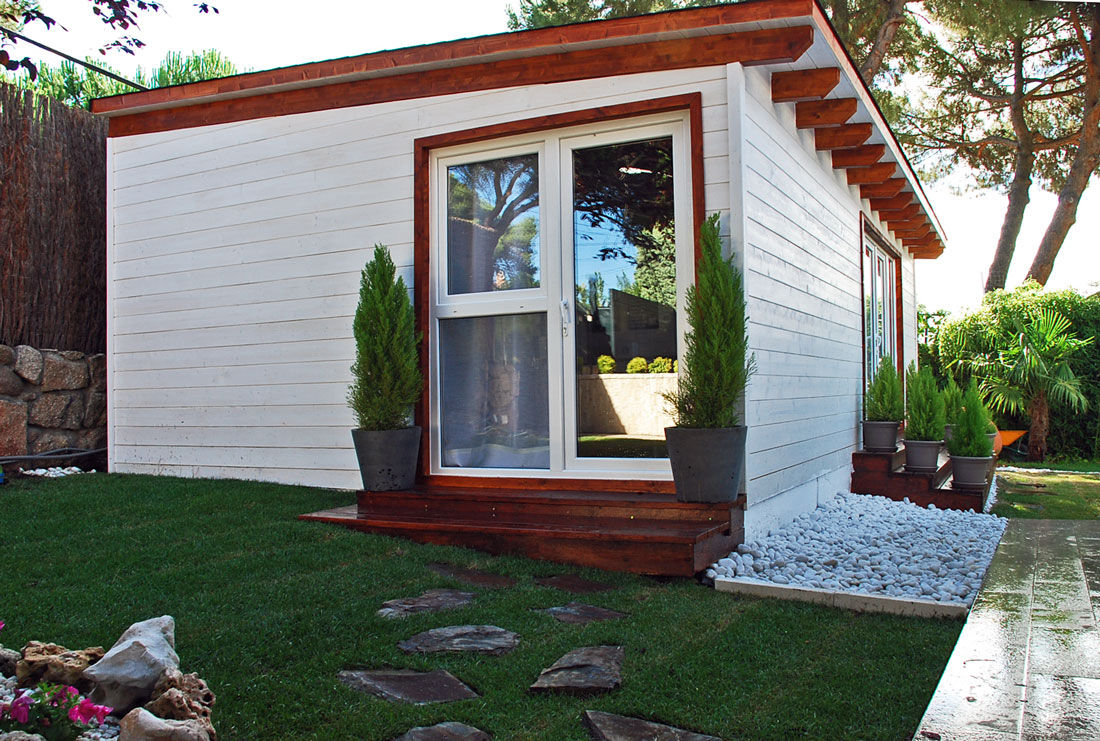 Caseta habitable de madera, Construcción de casetas de Madera en Madrid Construcción de casetas de Madera en Madrid Chalets & maisons en bois