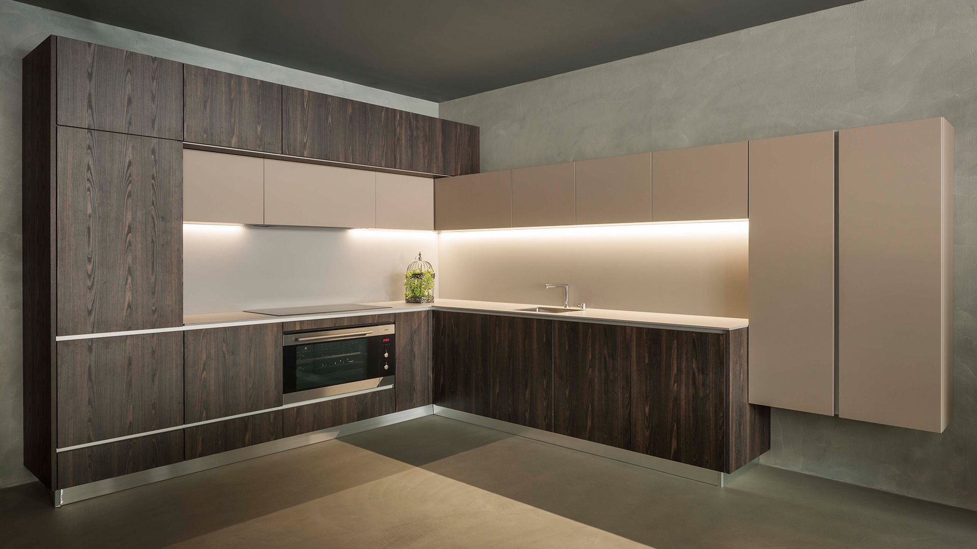 Linha Natur, dlcozinhas dlcozinhas Modern style kitchen Engineered Wood Transparent Storage