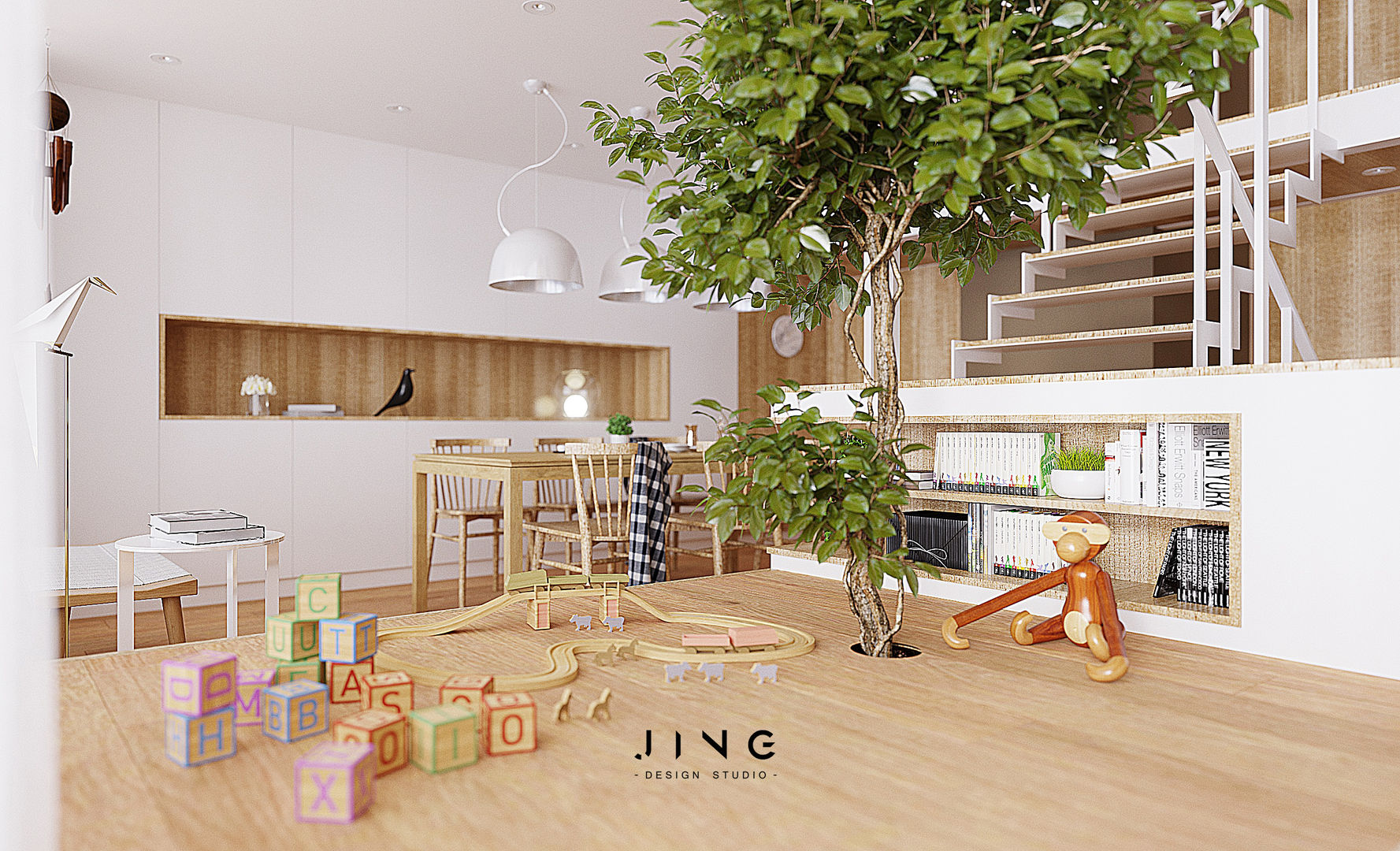 Pingtung 蔡宅, 景寓空間設計 景寓空間設計 Cuartos infantiles de estilo moderno