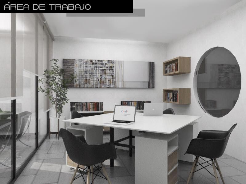 Proyecto de oficina, Heftye Arquitectura Heftye Arquitectura Modern study/office Concrete