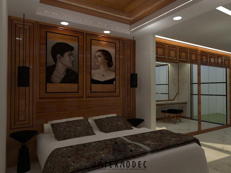 Classic Private Residence Design MR. MT, Internodec Internodec 모던스타일 침실
