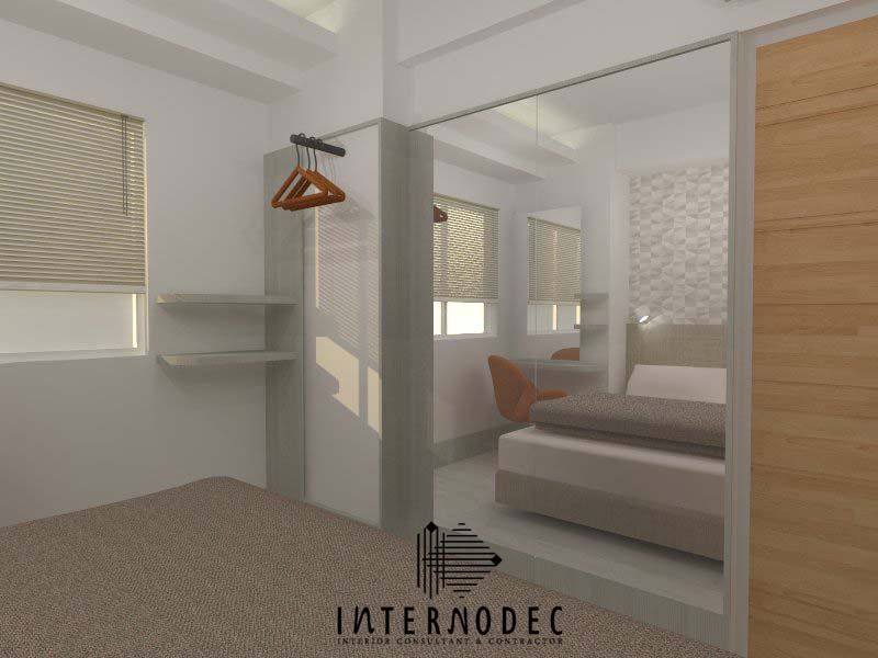 Minimalis Apartment Mrs. LK , Internodec Internodec Детские спальни