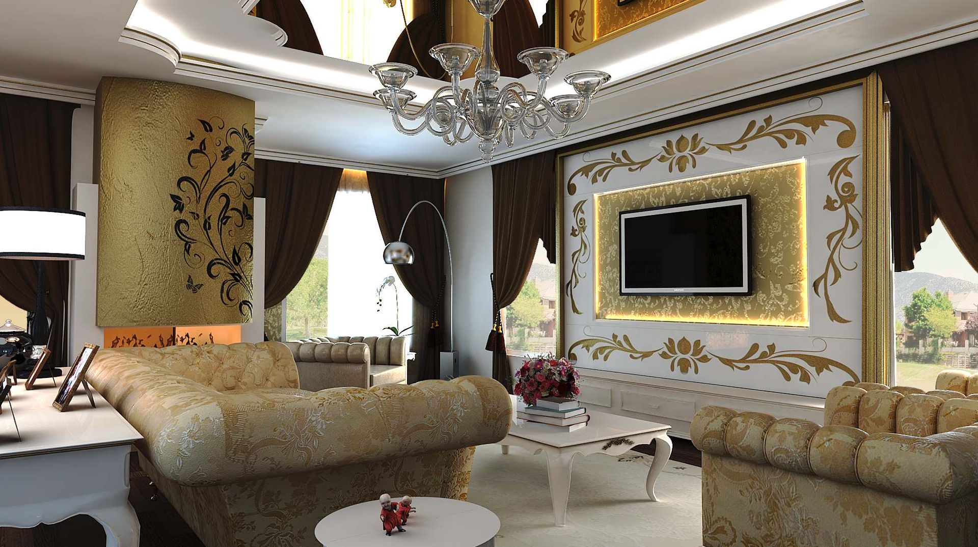 Semran G. Villa, ANTE MİMARLIK ANTE MİMARLIK Classic style living room