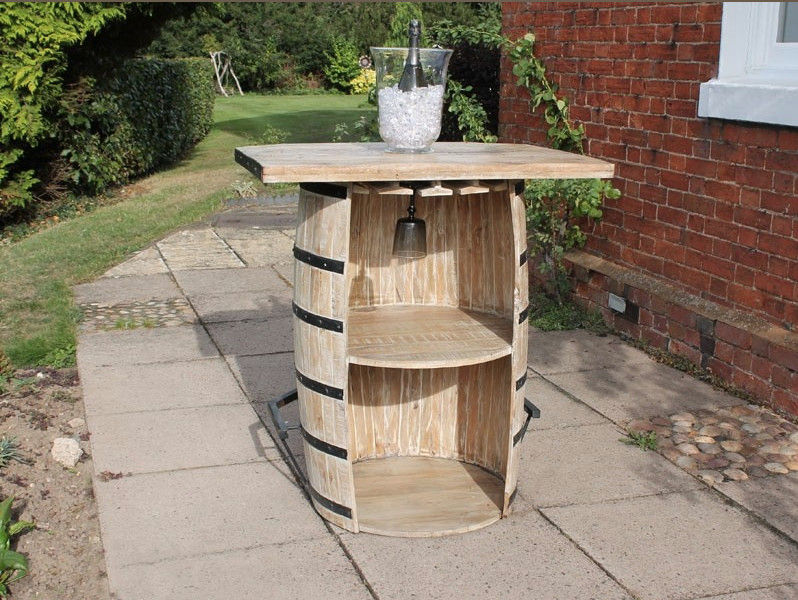 Single Barrel Bar Garden Furniture Centre Eclectic style garden