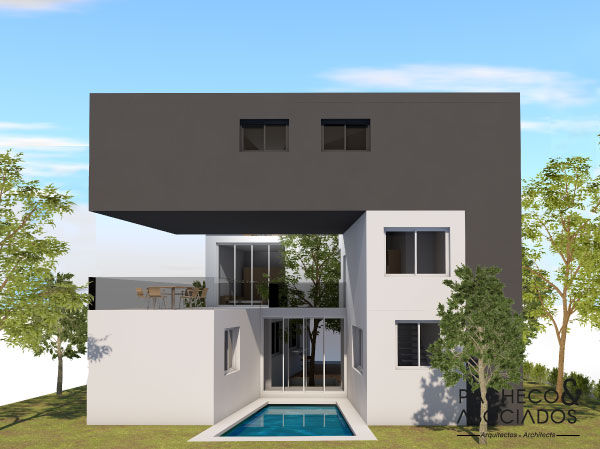 Diseño de una villa en Torrevieja por Pacheco&Asociados, Pacheco & Asociados Pacheco & Asociados 獨棟房 水泥