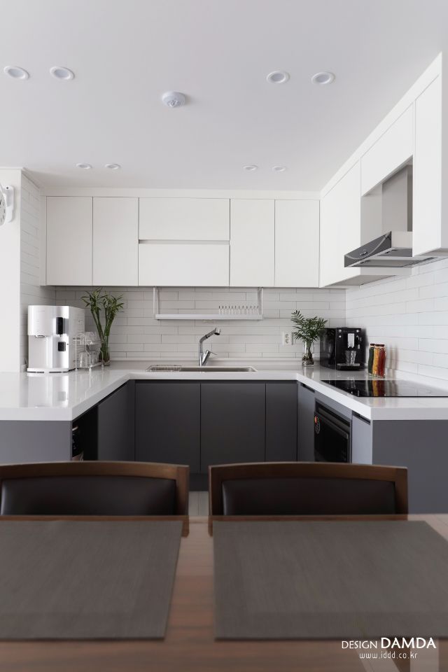 구미동 무지개 청구아파트, 디자인담다 디자인담다 現代廚房設計點子、靈感&圖片