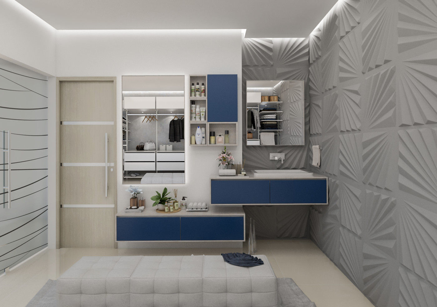 Diseño y decoración de apartamento nuevo, Cindy Castañeda Cindy Castañeda Closets modernos
