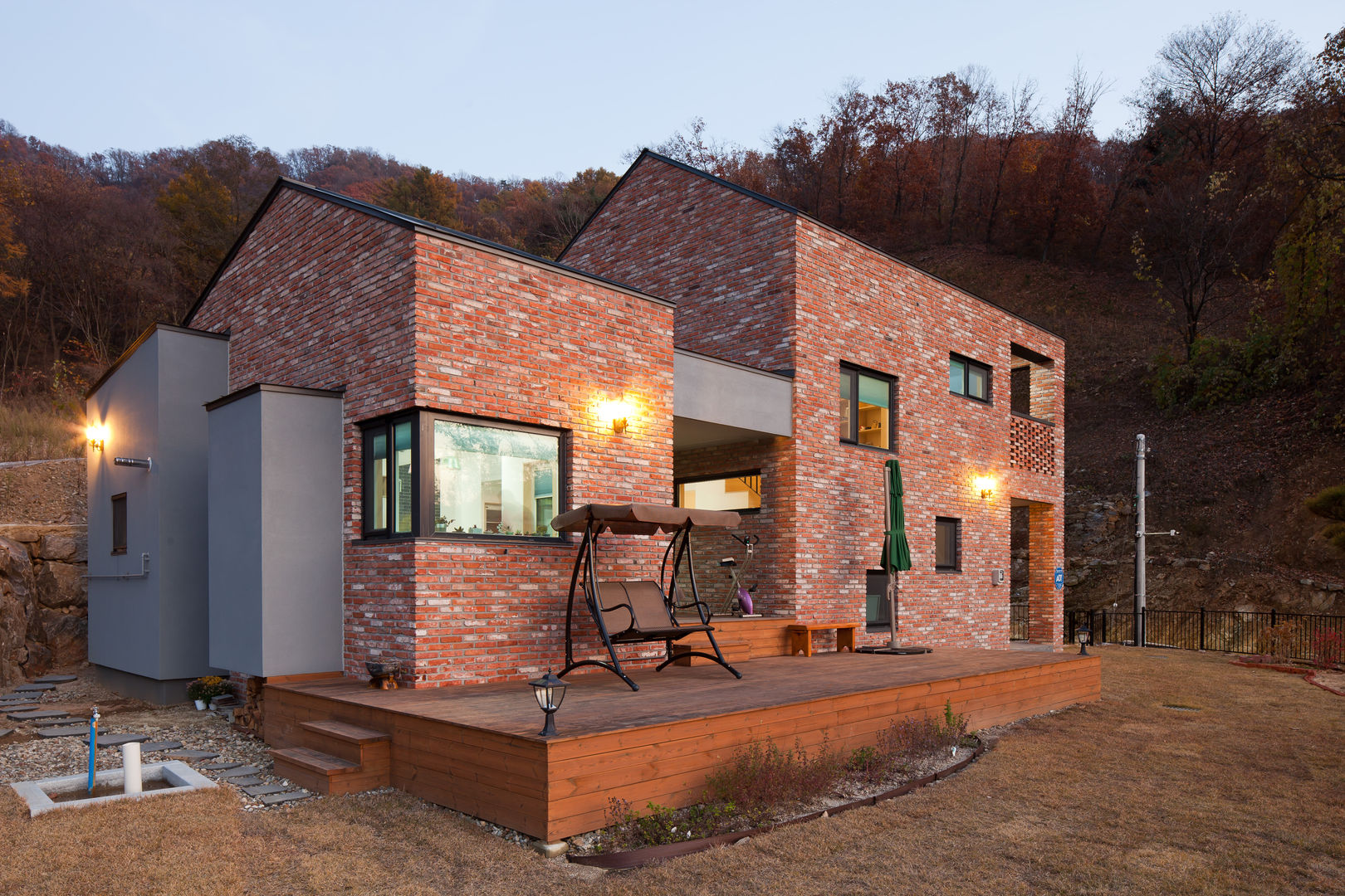 경기도 퇴촌 관음리 단독주택, 위드하임 Withheim 위드하임 Withheim Wooden houses Bricks