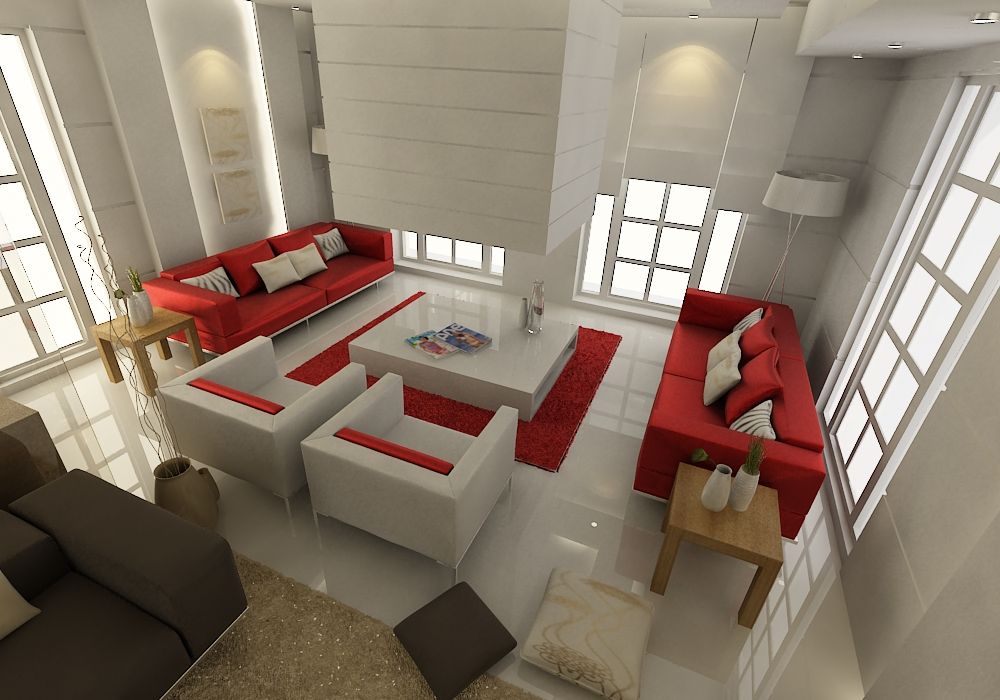 Bodrum Ev Tasarımı, ŞEBNEM MIZRAK ŞEBNEM MIZRAK Modern living room سنگ مرمر