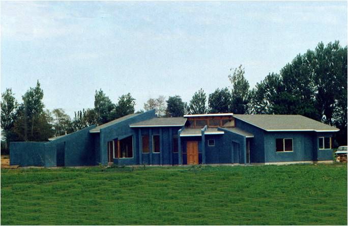 Casas, eco cero - Arquitectura sustentable en Talca eco cero - Arquitectura sustentable en Talca Casa di campagna Cemento