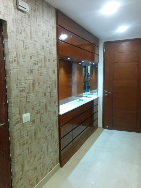 Mr Ashish Residence, Design Kreations Design Kreations Modern corridor, hallway & stairs