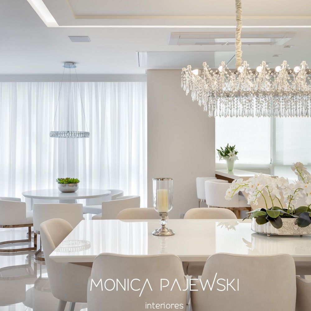 SALA DE JANTAR , Monica Pajewski Interiores Monica Pajewski Interiores غرفة السفرة