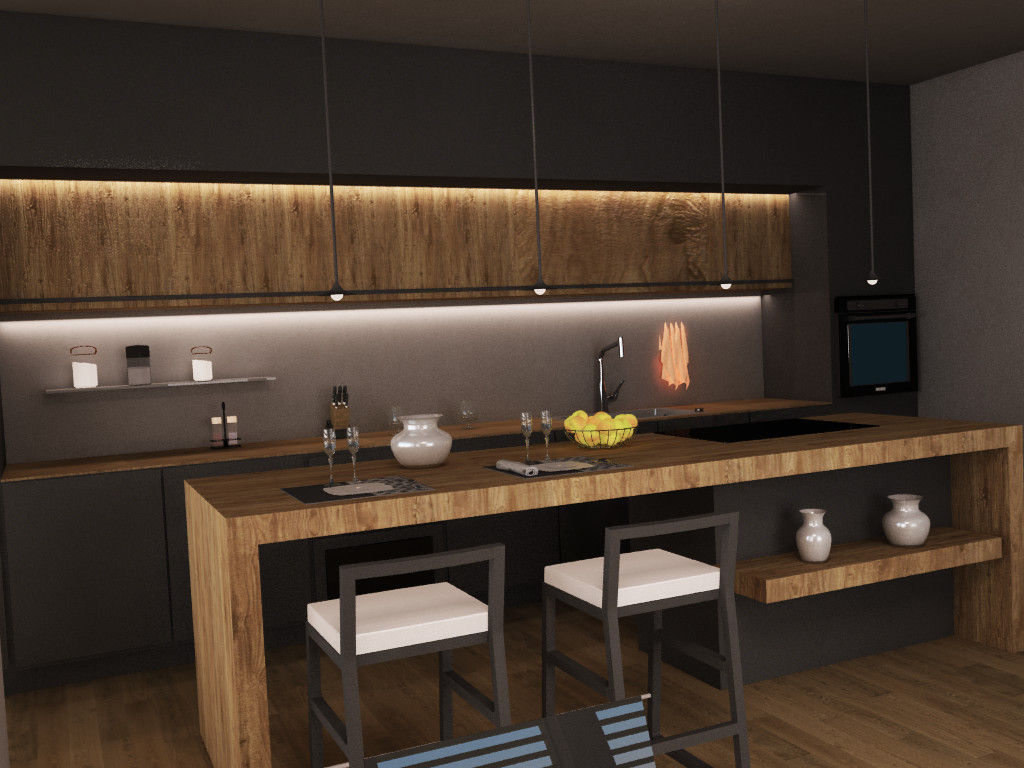 Ville gemelle, Ing. Massimiliano Lusetti Ing. Massimiliano Lusetti Kitchen