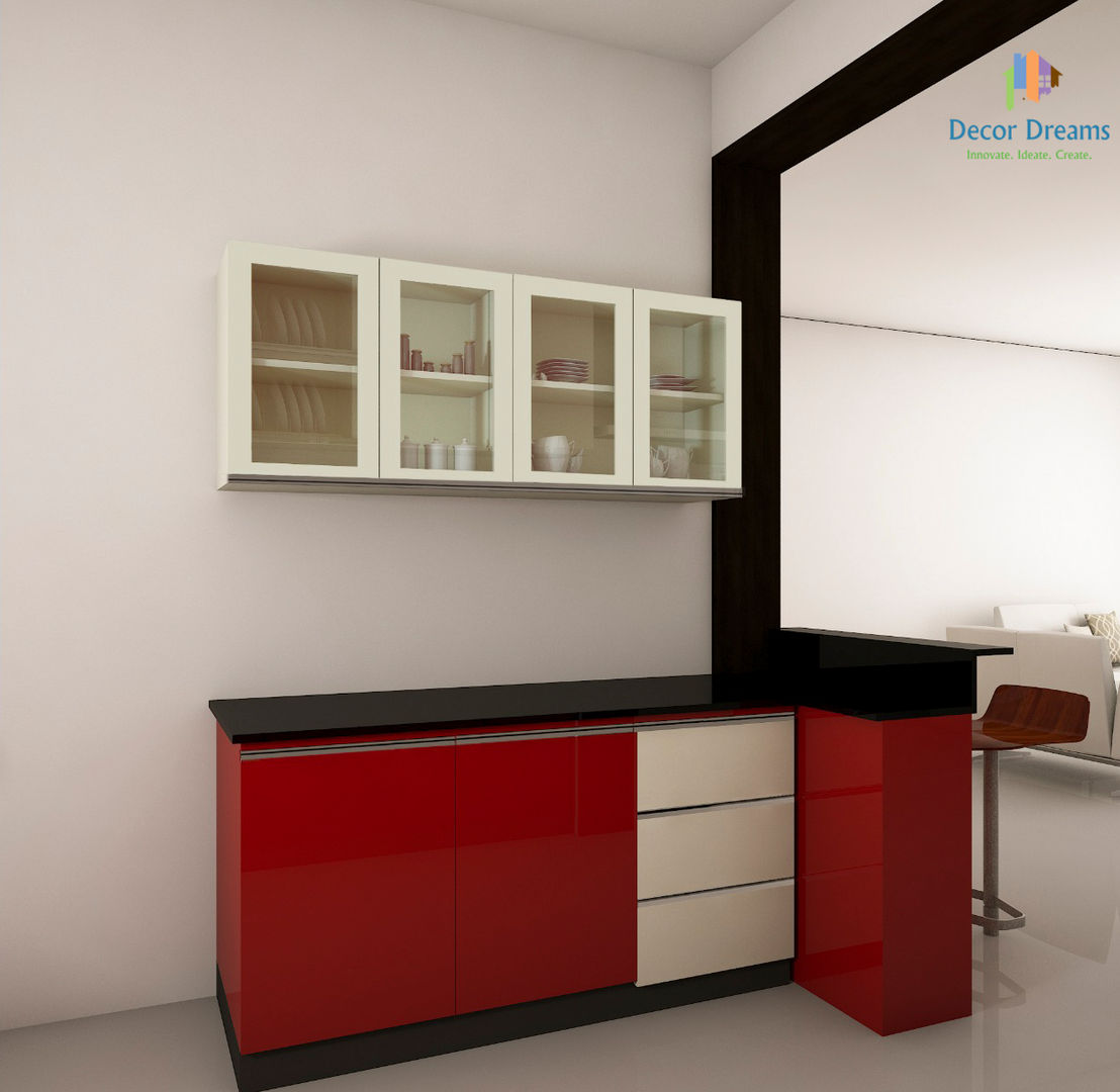 Adarsh Palm Retreat, 3BHK - Mr. Deepak, DECOR DREAMS DECOR DREAMS Modern kitchen