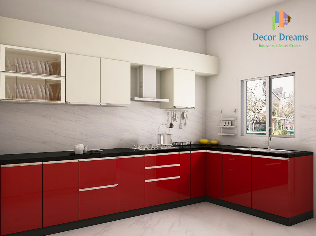 Adarsh Palm Retreat, 3BHK - Mr. Deepak, DECOR DREAMS DECOR DREAMS Cozinhas modernas